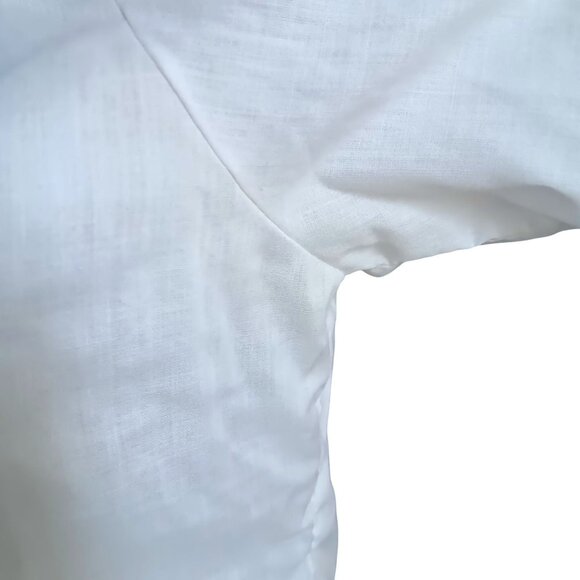 Vintage Women's Small Ruffled Blouse Victorian 1960's Lace Trim Gothic Vampire - Picture 6 of 7